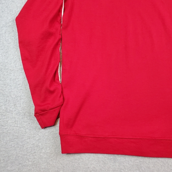 Supreme Sweatshirt Men's Small Red Lightweight Center Logo - Picture 11 of 12